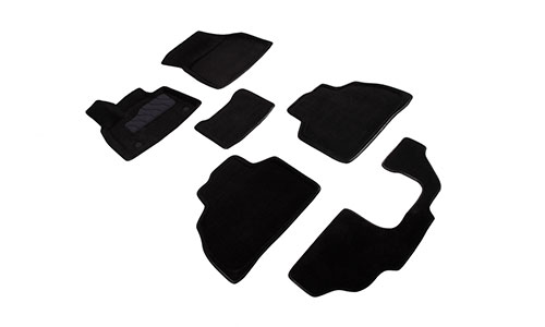Коврики Seintex 3D Premium текстиль в салон BMW X7 G07 (5dr.) SUV 2018г.-по н.в. цвет черный