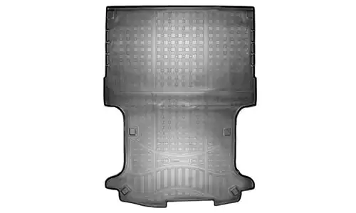 Коврик Unidec 3D Standard полиуретан в багажник VAZ Lada Largus F90 (5dr.) фургон 2012г.-по н.в. цвет черный