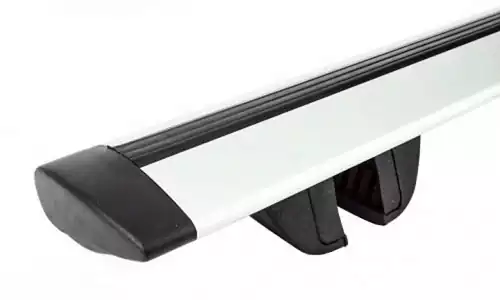 Багажник Amos Futura серебристый на обычные рейлинги Skoda Superb Combi III (5dr.) универсал 2015г.-по н.в. крыловидные дуги без замков