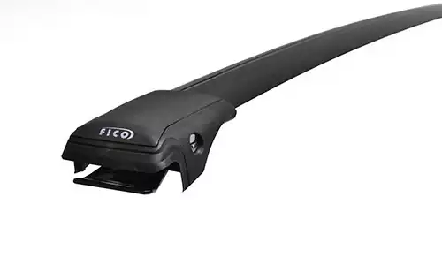 Багажник FicoPro R54-B черный на обычные рейлинги Infiniti FX50 (5dr.) SUV 2009-2013гг. аэродинамические дуги с замками