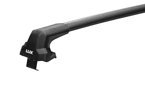 Багажник Lux City Black черный за дверной проем VAZ Lada Xray (5dr.) хэтчбек 2015г.-по н.в. крыловидные дуги с замками