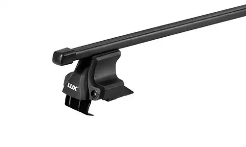 Багажник Lux D-1 Standard черный за дверной проем VAZ Lada Xray (5dr.) хэтчбек 2015г.-по н.в. прямоугольные дуги без замков