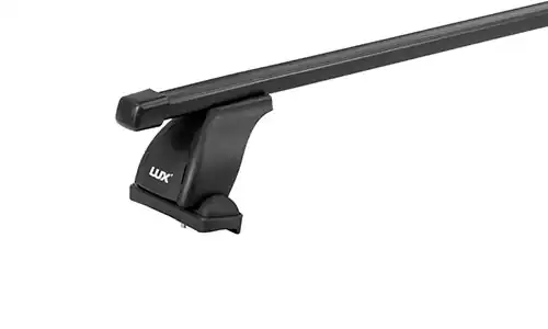 Багажник Lux Standard черный в штатные места Chevrolet Orlando I (5dr.) минивэн 2011-2018гг. прямоугольные дуги без замков