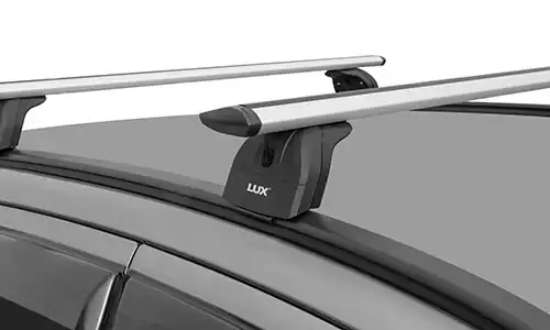 Оригинальное фото багажника Lux Travel 848459 на крышу Suzuki SX4 II 2013г.-по н.в., установленного на автомобиль. - Фотография 3