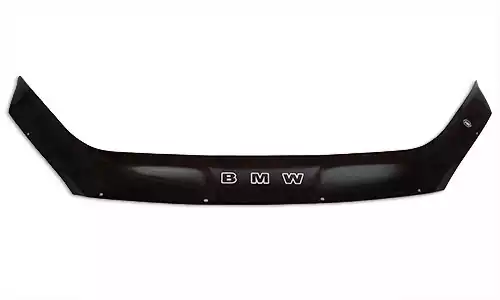 Дефлектор капота VIP Tuning Lux на зажимах оргстекло на BMW X1 I E84 (5dr.) SUV 2009-2015гг.