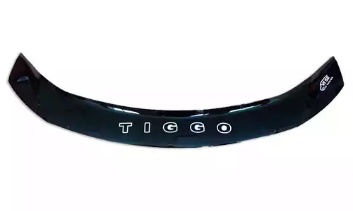 Дефлектор капота VIP Tuning Lux на зажимах оргстекло на Chery Tiggo 5 I (5dr.) SUV 2013-2017гг.