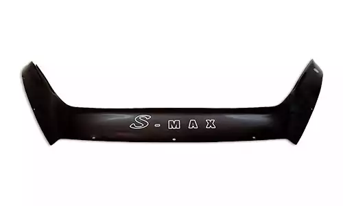 Дефлектор капота VIP Tuning Lux на зажимах оргстекло на Ford S-Max I (5dr.) минивэн 2006-2015гг.