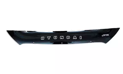 Дефлектор капота VIP Tuning Lux на зажимах оргстекло на Hyundai i40 I VF (4dr.) седан 2011-2020гг.