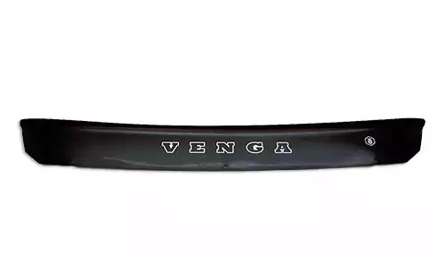 Дефлектор капота VIP Tuning Lux на зажимах оргстекло на Kia Venga (5dr.) минивэн 2009-2017гг.