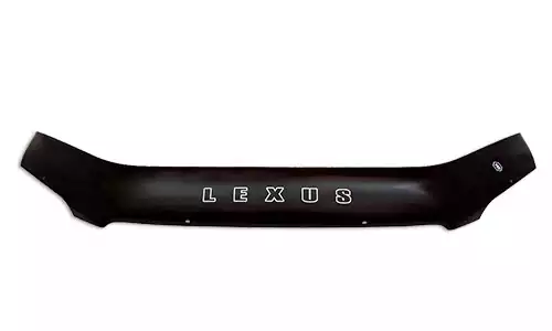 Дефлектор капота с облицовкой радиатора VIP Tuning Lux на зажимах оргстекло на Lexus RX 350 I (5dr.) SUV 2007-2008гг.