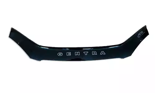 Дефлектор капота VIP Tuning Lux на зажимах оргстекло на Ravon Gentra (4dr.) седан 2015-2018гг.
