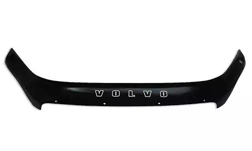 Дефлектор капота VIP Tuning Lux на зажимах оргстекло на Volvo S80 II (4dr.) седан 2006-2016гг.