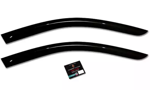 Дефлекторы окон Cobra Tuning Standard накладные скотч 3М оргстекло 2 шт для Skoda Roomster (5dr.) минивэн 2006-2015гг.