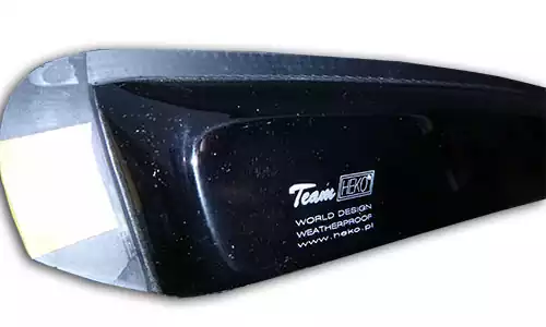 Оригинальное фото дефлекторов окон Team HEKO Premium 13104 для Renault Logan wagon I MCV 2006-2012гг., установленных на автомобиль. - Фотография 3
