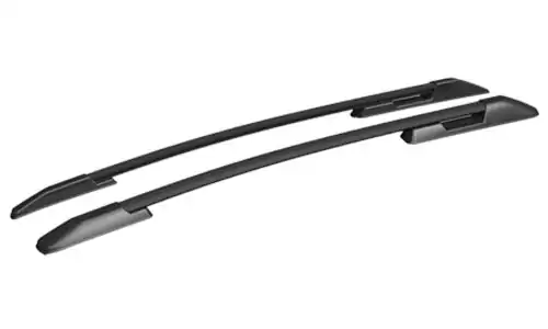 Рейлинги APS Standard Black черные на крышу Kia Sportage IV QL (5dr.) SUV 2015-2021гг. в штатные места