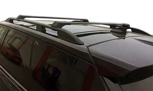Оригинальное фото рейлингов Erkul Skyport Black 34.SKP.01.12.S на крышу Subaru XV I 2011-2017гг., установленных на автомобиль. - Фотография 3