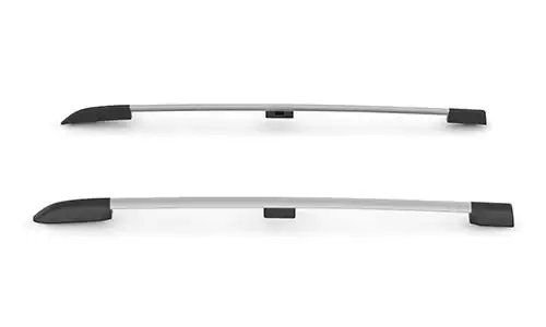 Рейлинги PT Group Standard Silver серебристый муар на крышу VAZ Lada Xray (5dr.) хэтчбек 2015г.-по н.в. в штатные места