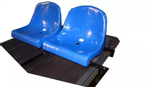 Сиденье для саней волокуш SVP-180SO двойное Polimerlist SSV-180SO-2M