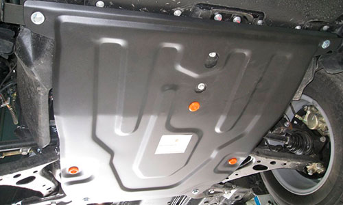 Защита ALFeco ALF0206st сталь 2 мм картера двигателя и КПП Chery Tiggo T11 (5dr.) SUV 2005-2016гг. комплект 1 шт