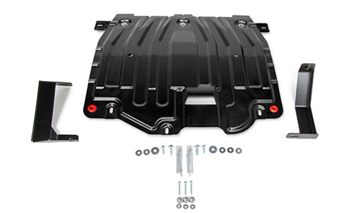 Защита АвтоБроня 111.02374.3 сталь 2 мм картера двигателя и КПП Kia Cerato sedan IV (4dr.) седан 2018г.-по н.в. комплект 1 шт