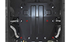 Защита АвтоБроня 111.02841.1 картера двигателя Kia Stinger I CK 2017г.-по н.в. - фото превью 1