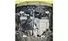 Защита Motodor M00937 картера двигателя и КПП Hyundai Santa Fe III DM 2012-2018гг. - фото превью 2