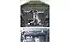 Защита Motodor M01426 картера двигателя и КПП Nissan X-Trail II T31 2007-2013гг. - фото превью 2