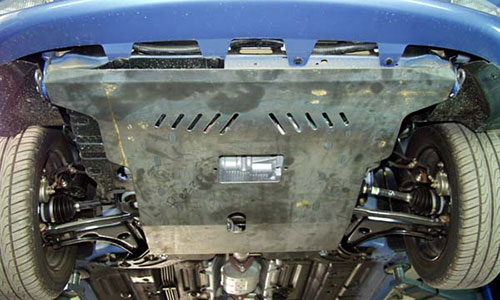 Защита Sheriff 04.0800 сталь 2 мм картера двигателя и КПП Chevrolet Rezzo (5dr.) минивэн 2000-2008гг. комплект 1 шт