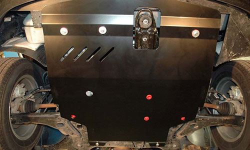 Защита Sheriff 04.1505 сталь 2,5 мм картера двигателя и КПП Chrysler Grand Voyager V (4dr.) минивэн 2008-2015гг. комплект 1 шт