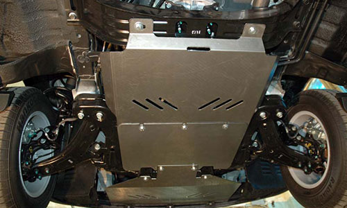 Защита Sheriff 10.1818 сталь 2,5 мм КПП Hyundai H1 I Starex A1 (4dr.) минивэн 1997-2007гг. комплект 1 шт