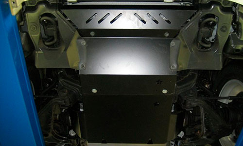 Защита Sheriff 24.1157 V2 сталь 2,5 мм картера двигателя Toyota Hilux VII (2/4dr.) пикап 2004-2015гг. комплект 1 шт