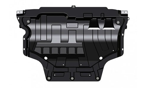 Защита Sheriff 26.2680 сталь 1,8 мм картера двигателя и КПП Skoda Octavia liftback III A7 (5dr.) лифтбэк 2013-2019гг. комплект 1 шт