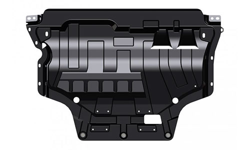 Защита Sheriff 26.3333 сталь 2 мм картера двигателя и КПП Skoda Kodiaq (5dr.) SUV 2016г.-по н.в. комплект 1 шт