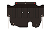 Защита Sheriff 08.0982 картера двигателя и КПП Ford Mondeo wagon IV 2007-2015гг. - фото превью 1